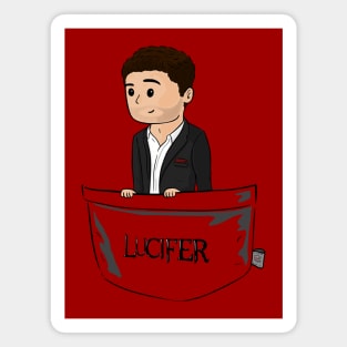 Lucifer Morningstar Pocket Magnet